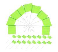 Milisten 50 Bandierine Per Delimitare in Poliestere Bandiere Colorate Per Irrigazione Leggere e Per Segnalazione Esterna e Pianificazione Dell'irrigazione