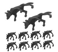 Milisten 50 Figurine Cane Poliziotto Realistiche per Modelli Animali Simulati per Giochi Tavolo Sabbia Stimola Creatività e Abilità Sociali Maneggevoli
