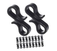 Milisten 50 Pezzi Ganci per Illuminazione Natalizia Clip S Hook per Appendiere Decorative Resistenti Facili da Installare per Esterni e per Patios e Natale