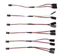 Milisten 6 Cavo Y Prolunga Segnale Rc Pin Femmina per Aerei Modellismo con Trasmissione Doppio Canale e Installazione Facile