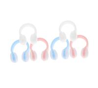 Milisten 6 Clip Naso per Nuoto in Silicone Protezione Antiallagamento per Adulti Tappi Naso Piscina per Sport Acquatici e Immersioni Accessori Resistenti