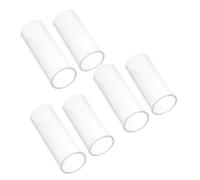 Milisten 6 Pezzi Guitar Slide Bar in Vetro Trasparente e Scorrevoli Resistenti e Leggeri per Finger Slide per Jazz Blues Country Live
