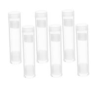 Milisten 6 Tubi Di Protezione Per Monete in Plastica Trasparente Da 19 Mm, Dimensioni Standard, Per La Raccolta Di Monete, Per Monete Sfuse E Da Un Quarto
