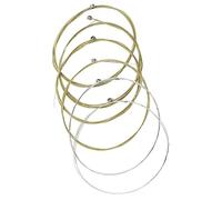 Milisten 6pezzi Cordine per Chitarra Acustica in Acciaio Inossidabile Corde di Ricambio per Chitarra Folk