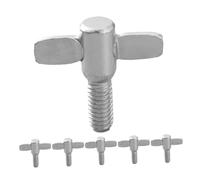 Milisten 6pezzi Vite Ad Alette Per Supporto Piatti Per Batteria Utensili Per Fissaggio Piatti Accessori in Metallo Robusto Kit Di Riparazione Per Batteria Parte Superiore Per Impilatore