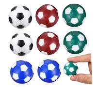 Milisten 8 Palline Calcio per Calcio Balilla Tavolo Mini Palline Foosball Piccole con Superficie Liscia Colori Misti Verde Accessori Sostitutivi per Giochi Tavolo