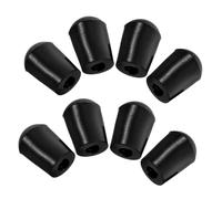 Milisten 8 pezzi Puntali in Gomma per Violoncello Antiscivolo Tappi Protettivi per Endpin Materiale Resistente per Protezione Pavimento e Stabilità Strumento Compatibili con Vari Modelli