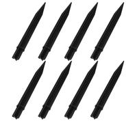 Milisten 8 Picchetti di Plastica per Luci Solari da Giardino, Pali Paesaggistici Resistenti per Vialetti e Decorazioni Natalizie, Picchetto da Giardino Versatile per Luci Esterne