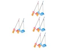Milisten 8 Set Di Scopa Simulata Pala Per Immondizia Modelli Di Mobili Per Casa Delle Bambole Paletta Decorazioni Ornamento Scopa Compatta Accessori Per Casa Delle Bambole In