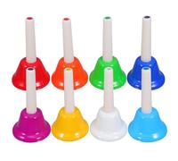 Milisten 8pezzi Campanelle Colorate Tonomi Per Ragazzo Ragazza Strumenti Musicali Per Ragazzo Ragazza Giocattoli Musicali Per Percussioni Mano Campanelle Giocattoli Per Piccoli