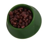 Milisten Accessori Per Case Delle Bambole Mini Accessori Delle Bambole Ciotole Per Cuccioli Miniature Di Case Delle Bambole Ciotola Per Il Cibo Per Cani Rotante Plastica