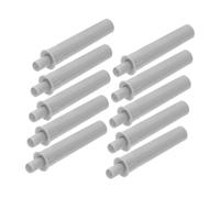 Milisten Americia della Porta Ammortizzatore Soft Close Armadio Silenzioso e Vicino Ammortizzatore per Armadio Guardaroba Punte per ugelli universali SMIPER del cassetto Vedere Grigio