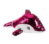 Milisten animale di peluche creativo animale di pezza sensoriale bambola delfino dal design cartoon piccolo delfino piccola bambola del delfino paillettes Rosy