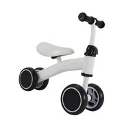 Milisten Balance Stroller Bianco Gioco Educativo per Apprendimento della Camminata Scooter Senza Pedali con Struttura Robusta e Design Innovativo Adatto per Uso Interno ed Esterno