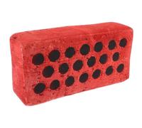Milisten Bambola Di Mattoni Mattone Ripieno Mattone Giocattolo Giocattoli Di Simulazione Mattone Di Simulazione Mattone Finto Mattoncino Giocattolo Fatto a Mano Cotone Pp Rosso