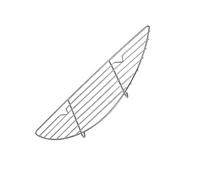 Milisten Barbecue Semicircolare Rete Filtro Resistente e Facile da Supporto Drenaggio Leggero e Portatile per Allaperto