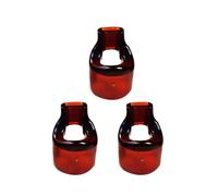 Milisten Bocchino per Flauto 3 Pezzi Ausilio al Soffio per Principianti e Professionisti, Ricambio Compatibile 6/8 Fori, Resistente senza Odori, Accessorio per Strumenti a Fiato