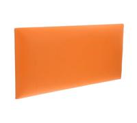 Milisten Borsa Morbida Anticollisione Adesivo Testiera Pannello Decorativo Di Protezione Testiera Fissata Al Muro Cuscinetti Murali Anti-collisione Pannello a Parete Arancia Pvc