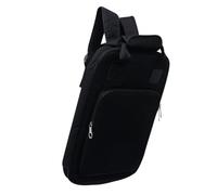 Milisten Borsa per Bacchette da Batteria Portatile Nera Spessa Custodia Resistente con Doppio Gancio e Maniglia Capacità per Accessori per Batteria Adatta per Floor Tom