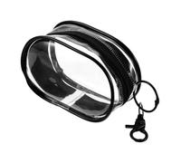 Milisten Borsa Trasparente in Pvc per Cavi di Ricarica Organizer Portatile per Gioielli e Attrezzatura da Corsa Custodia Multiuso Leggera e Resistente