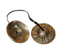 Milisten Campanelli da Dito in Rame Oro per Meditazione e Yoga, Suono Chiaro e Acuto, Portatili, per Musica e Mindfulness