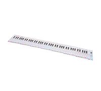 Milisten Carta Didattica per Esercitarsi Sul Pianoforte 88 Arrotolata Tabella Comparativa per Principianti Materiale Cartaceo Resistente Guida Pratica per Tastiera del Pianoforte