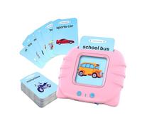 Milisten Carte Educative Inglese per Macchina di Apprendimento Precoce Gioco Interattivo per Sviluppo Cognitivo e Coordinazione Manuale per Età Prescolare