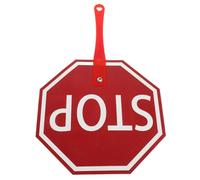 Milisten Cartello di Stop Riutilizzabile in Materiale Scolastico, Paletta Portatile Picchetto per Valutazione e Gioco in Classe, Fornitura Didattica per Ragazzo Ragazza 0-3 Anni