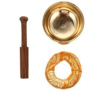 Milisten Ciotola Per Meditazione Tibetana Con Cuscino Battente Ciotola Musicale Per Meditazione Nepalese Per Tapping Manuale Accessorio Per Yoga