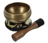 Milisten Ciotola Tibetana Per Meditazione Yoga e Tapping Manuale Leggera e Portatile Crea Toni Profondi e Sensazioni Di Serenità