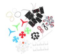 Milisten Circuito Elettrico Educativo con Motori Dc e Ingranaggi in Plastica per Kit Esperimenti Fisica Te per Scuola e Casa Gioco Scientifico di Apprendimento Stem