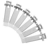 Milisten Clip a Molla per Faretti da Incasso, Set da 6 Pezzi, Morsetto Piccolo in Metallo per Installazione Rapida e Riparazione di Luci a Pannello e Downlight, Accessori per Illuminazione