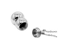 Milisten Collana per Ragazzo Ragazza Unisex Ciondolo Biberon Apribile per Lanugine Neonatale, Gioiello Commemorativo Artigianale Custodia, Accessorio Nascita Pratico e Resistente