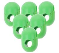 Milisten Connettore Per Rete Da Arrampicata in Plastica Set Da 6 Fibbia Per Bambini Accessorio Per Giochi All'aperto Colore Verde Brillante