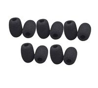 Milisten Copertura Per Microfono Mini in Spugna 10 Pezzi, Accessori Per Microfono Protezione Antivento Per Cuffie Da Bavero, Per Eventi, Fiere e Conferenze