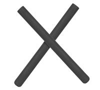 Milisten Copri Testate 2 Pezzi Nero Protezione Resistente e Sostituibile in Silicone per Bacchette Batteria per Suonare la Batteria Acustica