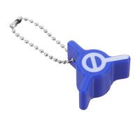 Milisten Correttore della Cocca per Frecce, Regolatore di Posizione e Allineamento Impennaggio con Chiave di Rotazione Blu, Strumento per Tiro e Manutenzione Precisione Outdoor