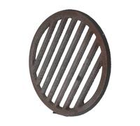 Milisten Cottura in Ghisa Piastra Ricambio per Inferiore in Ghisa Parti Ricambio per Barbecue da Adatta per Esterni Resistente Temperature Facile da Pulire