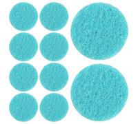 Milisten Cuscinetti Rotondi in Cotone e Cellulosa 50 Pezzi per Diffusore Oli Essenziali Fai da Te, Accessori Aromatici per Ricariche Pendenti 25mm, Tamponi Profumati per Aromaterapia Casa