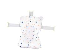 Milisten Cuscino Da Bagno Per Ragazza Supporto Per Vasca Da Bagno Inserto Per Bagnetto Fibbie Multiple Per Proteggere La Schiena Del Ragazza Evitando Che Acqua Entri Negli Occhi e Orecchie