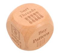 Milisten Dadi Decisionali Per Cucire Dadi In Legno Per Artigiani Fatti A Mano In Legno A 6 Facce Per Cucire