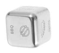 Milisten Dadi Decisivi Per Cibo in Acciaio Piccoli, Gioco Di Decisione Pasto Per Cene in Famiglia e Amici, Divertente Strumento Senza Batterie Per Scegliere Pasti e Regali Anniversario