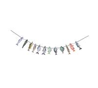 Milisten decorazioni per feste di pensionamento bandiera di pesca Decorazione di compleanno a tema decorazioni a tema compleanno Decorazione di banner del festa del barbecue Carta