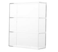 Milisten di armadietto per torta Mini gabinetto espositore per miniature piccola libreria mobili per la casa delle bambole libreria in miniatura mini casa Acrilico Trasparente