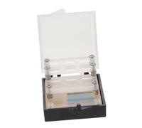 Milisten Espositore Trasparente in Acrilico per Minerali Custodia per Specimen di e Cristalli Base Espositiva Minerali per Collezionisti Scuole e Musei