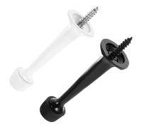 Milisten Fermaporta a Muro in Lega di Zinco e Plastica Resistente alle Intemperie, Set da 2 Pezzi Protezione la Parte Inferiore della Porta, per Casa, Ufficio e Ambienti Colore Casuale