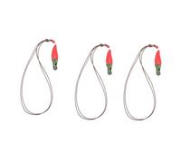 Milisten Fischietti Giocattolo in Ceramica Creativi a Forma Di Peperone Rosso Per Ragazzo Ragazza, Sicuri e Resistenti, Supporto Sviluppo Musicale, Set Da 3 Pezzi Per Feste e Attività Educative