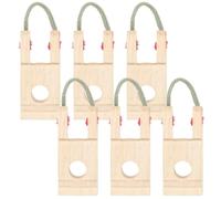 Milisten Flangia per Martello Pianoforte in Legno 6 Pezzi, Cremagliere Albero Intermedio Resistente, Accessori Riparazione e Strumento Accordatura per Pianoforte Meccanico, Utilizzo