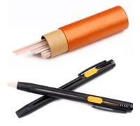 Milisten Gesso per Tessuti da Cucito Invisibile Bianco, Set da 20 Pezzi con 2 Astucci Penna, Accessori per Sartoria Professionale e Fai da Te, Segnapunti Ergonomico Senza Residui