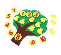 Milisten Giocattoli Educativi Mele in Non Aiuto Didattico Matematico per età Prescolare Cognitivo Numerico per Apprendimento Contare e Calcoli Base